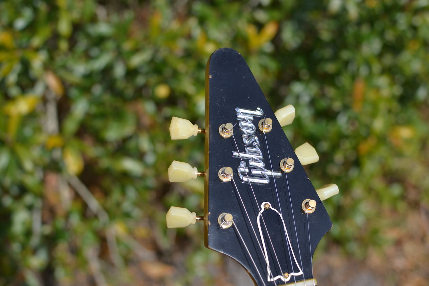 RDS Gibson Custom Shop Flying V 1958 Korina Electric Guitar - Natural
