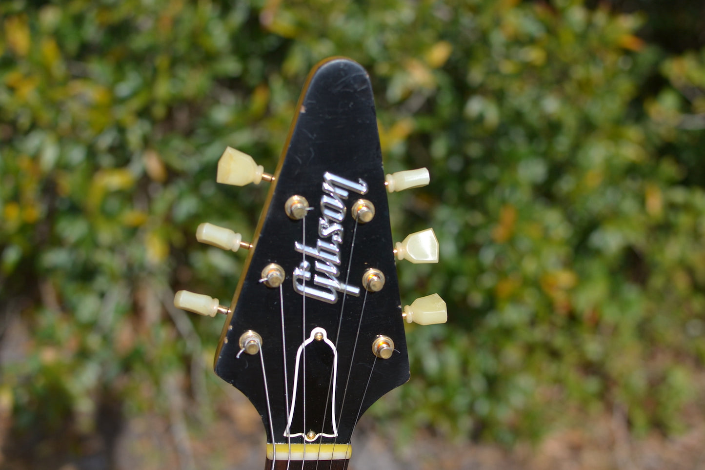 RDS Gibson Custom Shop Flying V 1958 Korina Electric Guitar - Natural