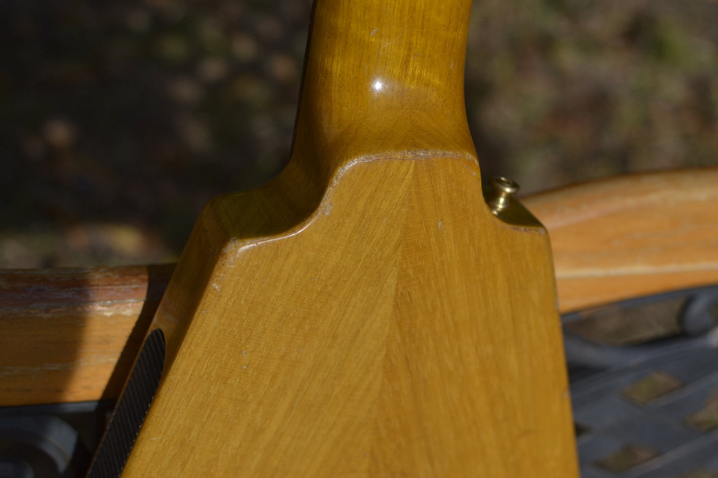 RDS Gibson Custom Shop Flying V 1958 Korina Electric Guitar - Natural