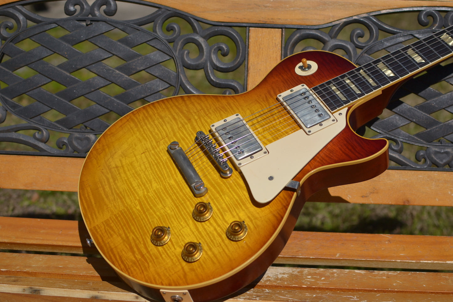 RDS Gibson Custom Shop Les Paul 1959 Reissue with Brazilian Rosewood Electric Guitar - Faded Cherry | SOLD