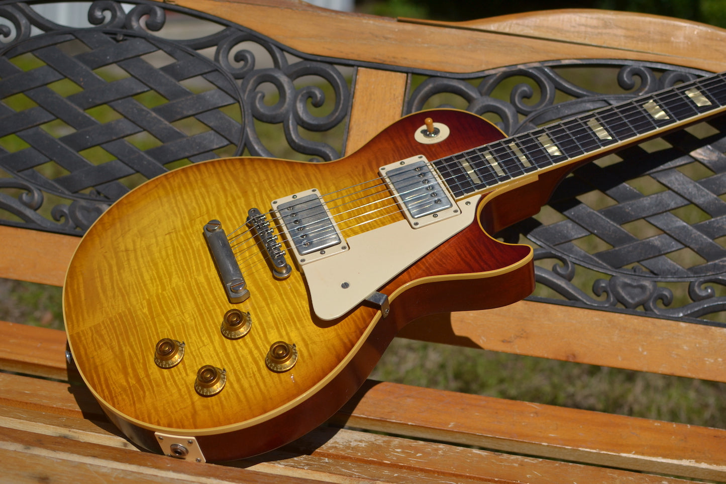 RDS Gibson Custom Shop Les Paul 1959 Reissue with Brazilian Rosewood Electric Guitar - Faded Cherry | SOLD