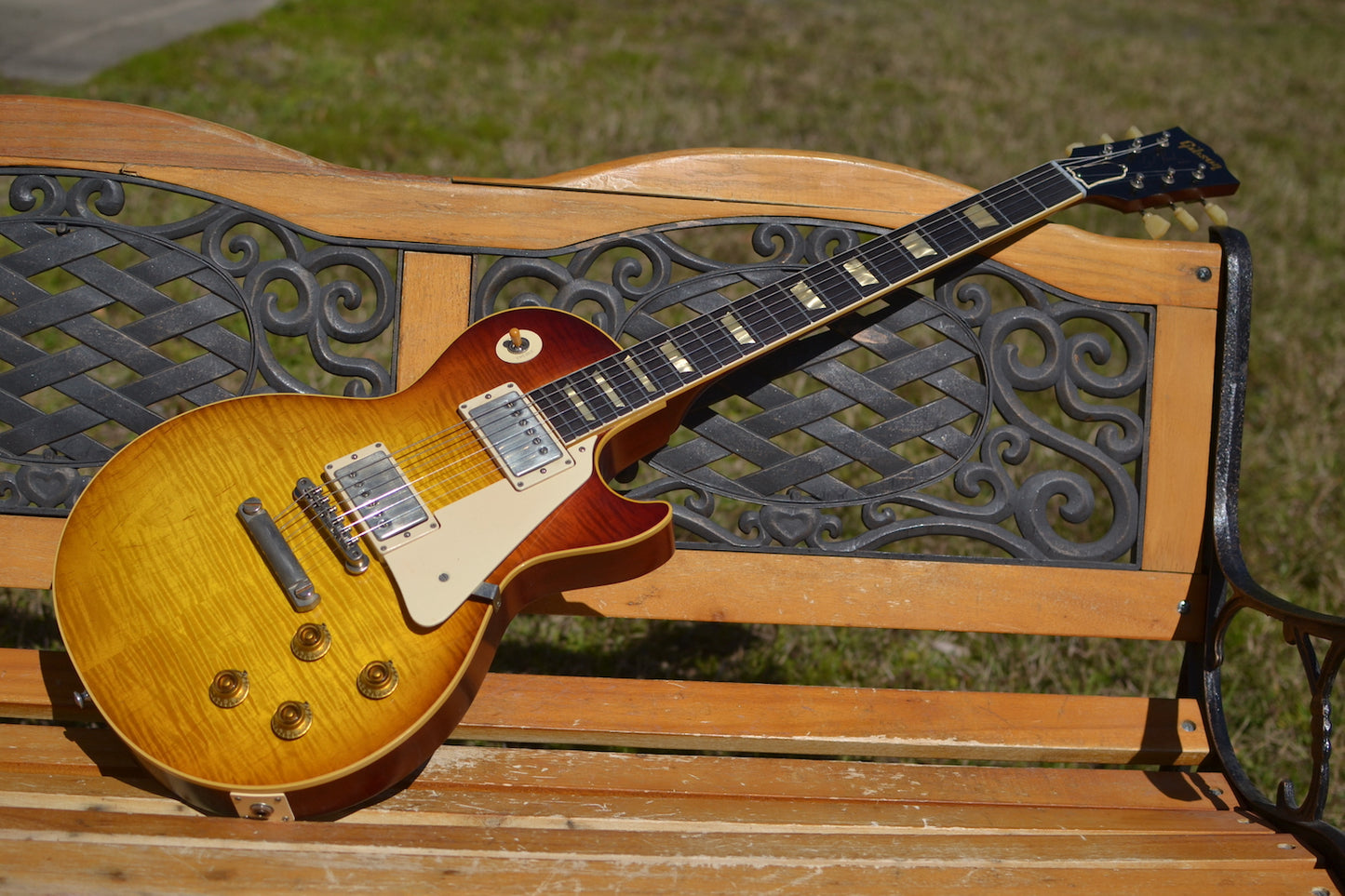 RDS Gibson Custom Shop Les Paul 1959 Reissue with Brazilian Rosewood Electric Guitar - Faded Cherry | SOLD