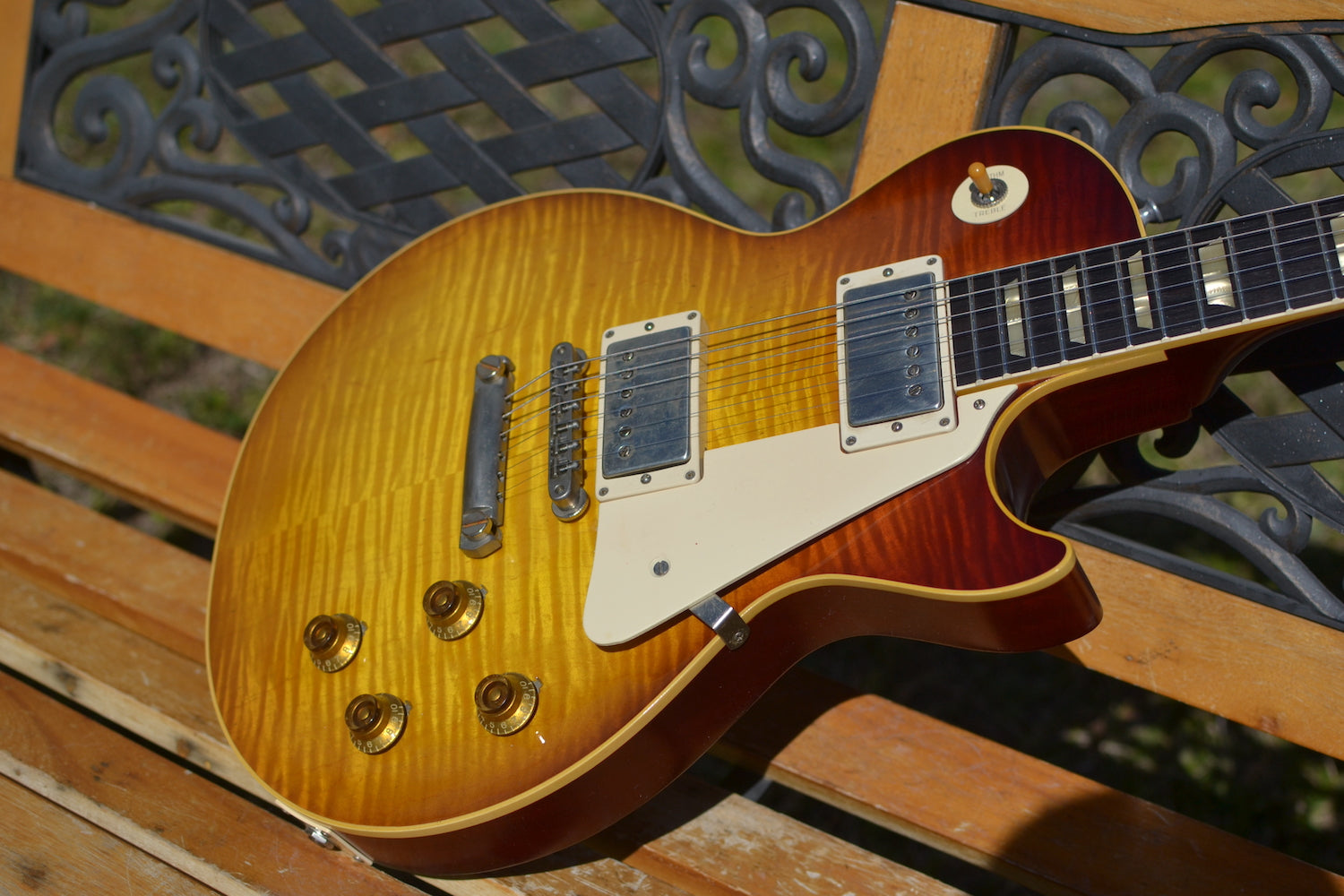 RDS Gibson Custom Shop Les Paul 1959 Reissue with Brazilian Rosewood Electric Guitar - Faded Cherry | SOLD