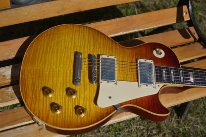 RDS Gibson Custom Shop Les Paul 1959 Reissue with Brazilian Rosewood Electric Guitar - Faded Cherry | SOLD