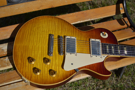 RDS Gibson Custom Shop Les Paul 1959 Reissue with Brazilian Rosewood Electric Guitar - Faded Cherry | SOLD