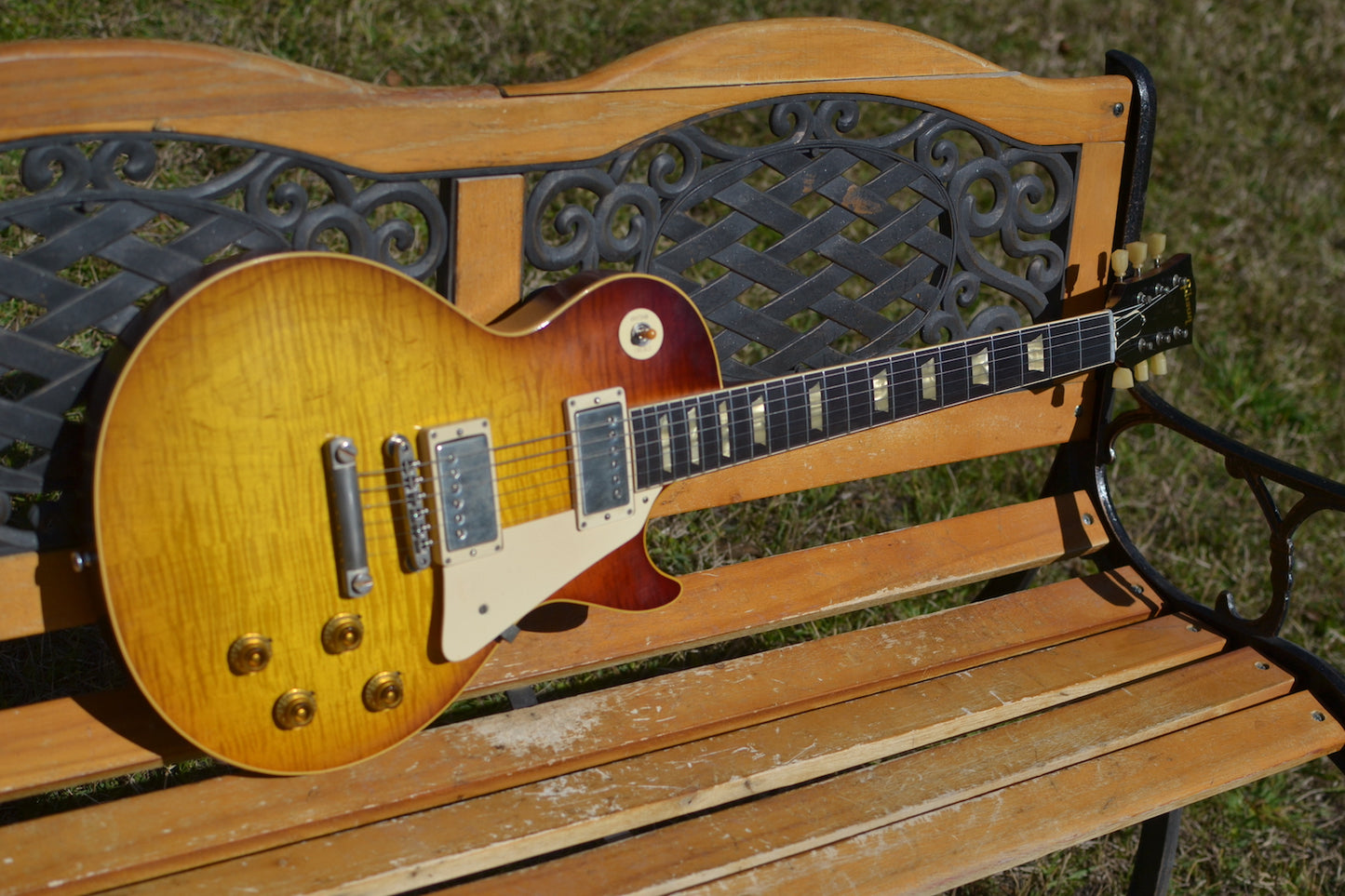 RDS Gibson Custom Shop Les Paul 1959 Reissue with Brazilian Rosewood Electric Guitar - Faded Cherry | SOLD