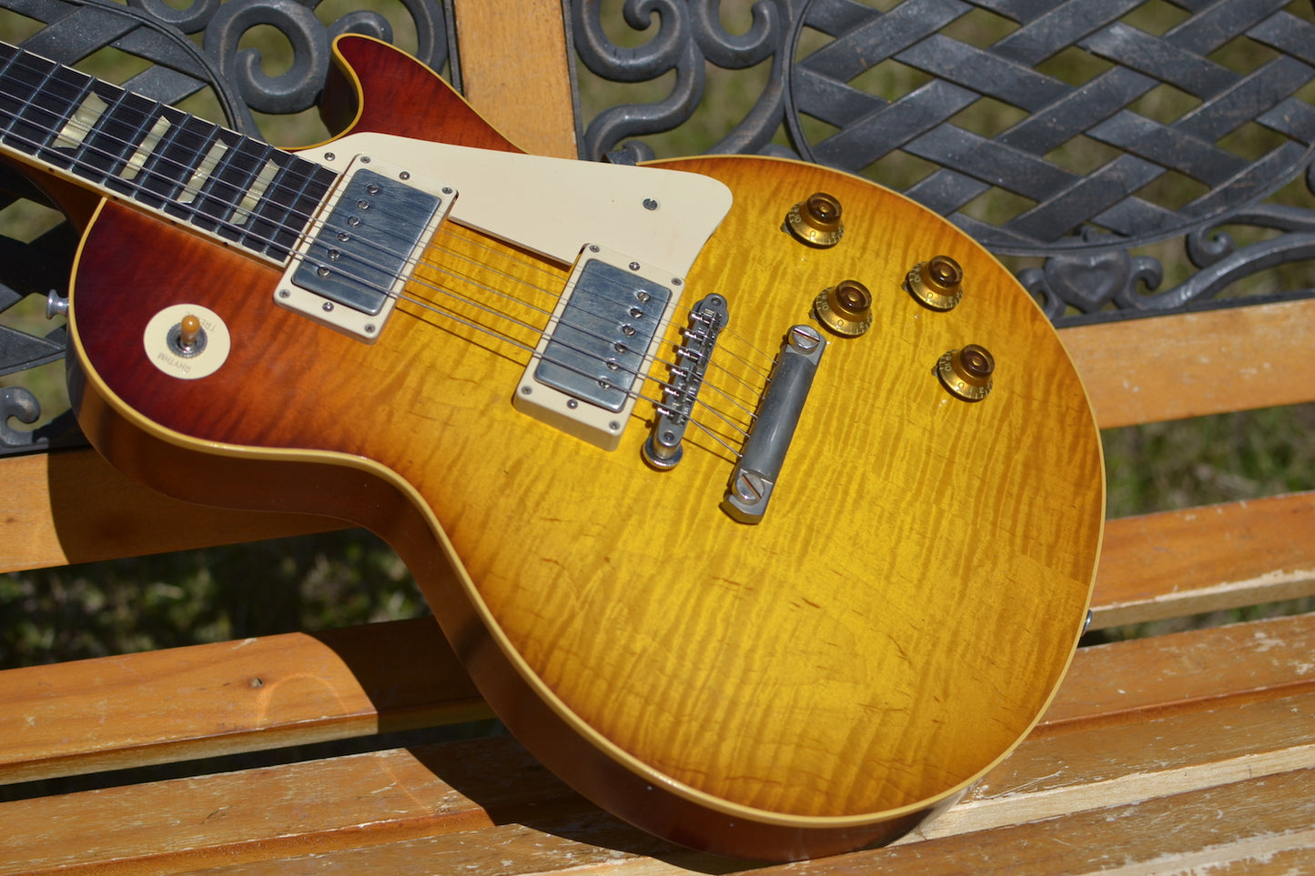 RDS Gibson Custom Shop Les Paul 1959 Reissue with Brazilian Rosewood Electric Guitar - Faded Cherry | SOLD