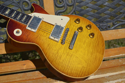 RDS Gibson Custom Shop Les Paul 1959 Reissue with Brazilian Rosewood Electric Guitar - Faded Cherry | SOLD
