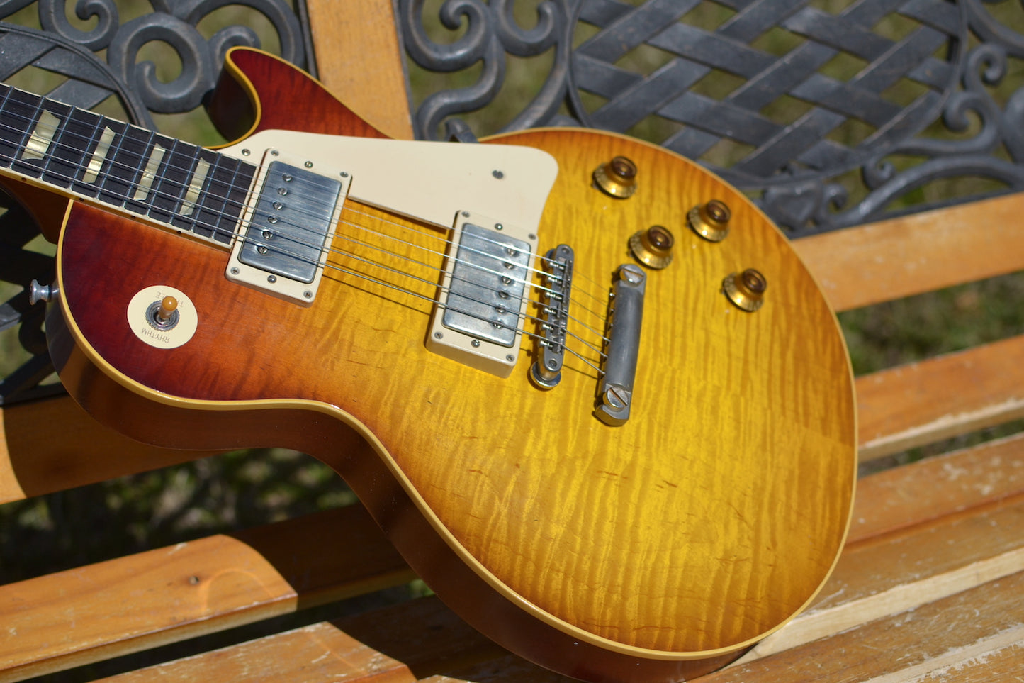 RDS Gibson Custom Shop Les Paul 1959 Reissue with Brazilian Rosewood Electric Guitar - Faded Cherry | SOLD