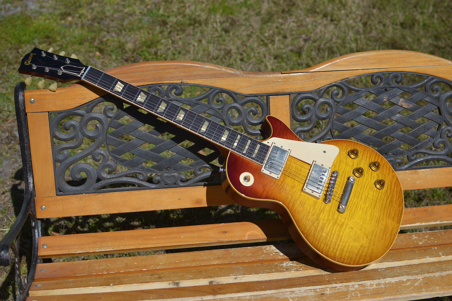 RDS Gibson Custom Shop Les Paul 1959 Reissue with Brazilian Rosewood Electric Guitar - Faded Cherry | SOLD