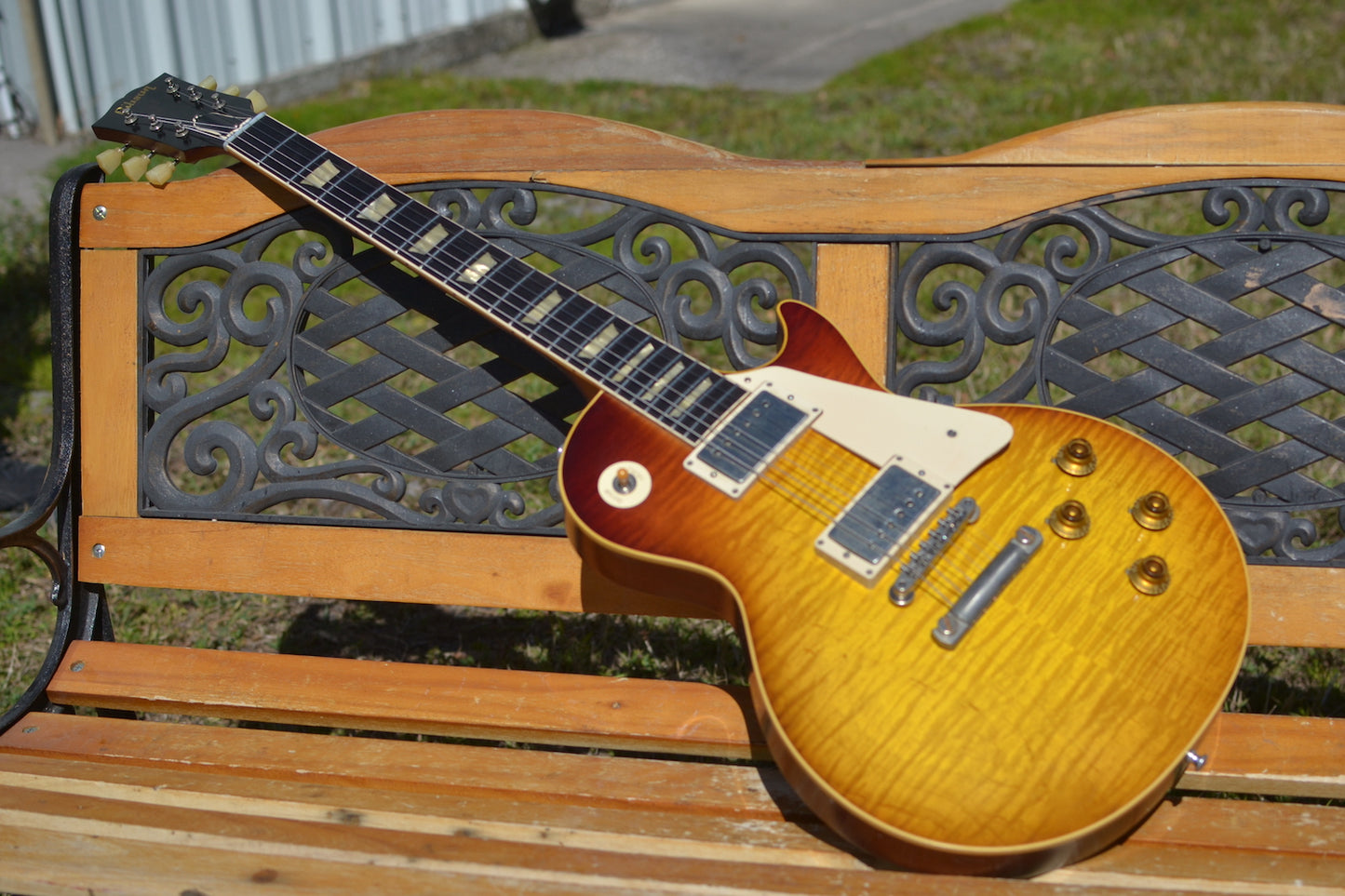RDS Gibson Custom Shop Les Paul 1959 Reissue with Brazilian Rosewood Electric Guitar - Faded Cherry | SOLD