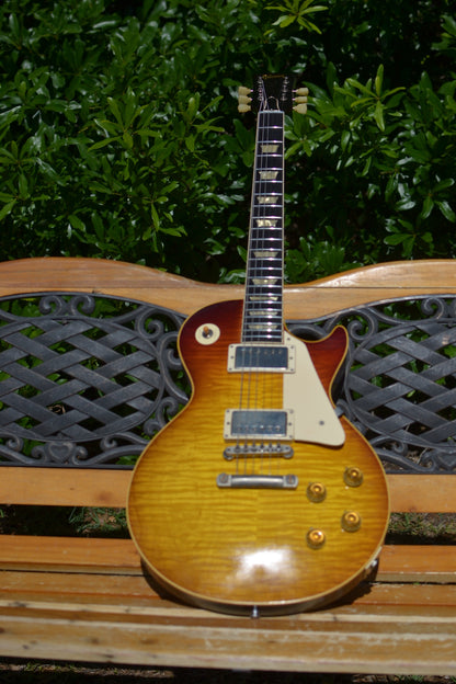 RDS Gibson Custom Shop Les Paul 1959 Reissue with Brazilian Rosewood Electric Guitar - Faded Cherry | SOLD