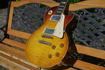 RDS Gibson Custom Shop Les Paul 1959 Reissue with Brazilian Rosewood Electric Guitar - Faded Cherry | SOLD
