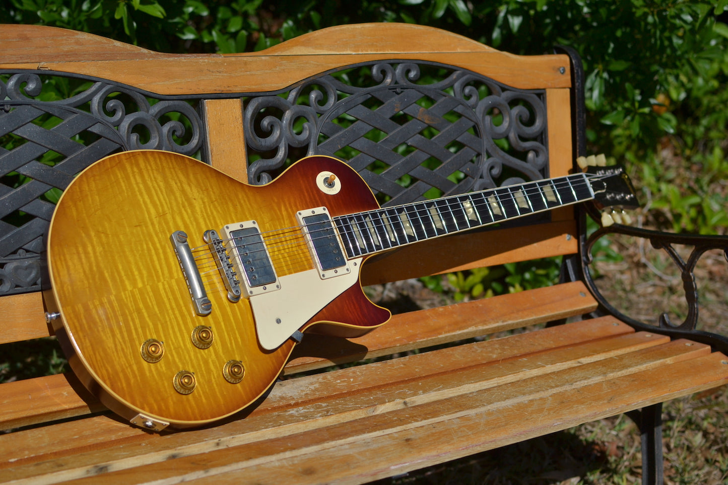 RDS Gibson Custom Shop Les Paul 1959 Reissue with Brazilian Rosewood Electric Guitar - Faded Cherry | SOLD