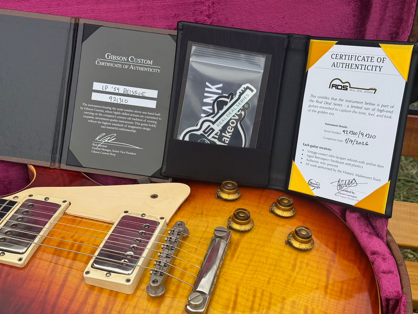 RDS Gibson Custom Shop Les Paul 1959 Reissue with Brazilian Rosewood - "Stanley" | $12,499